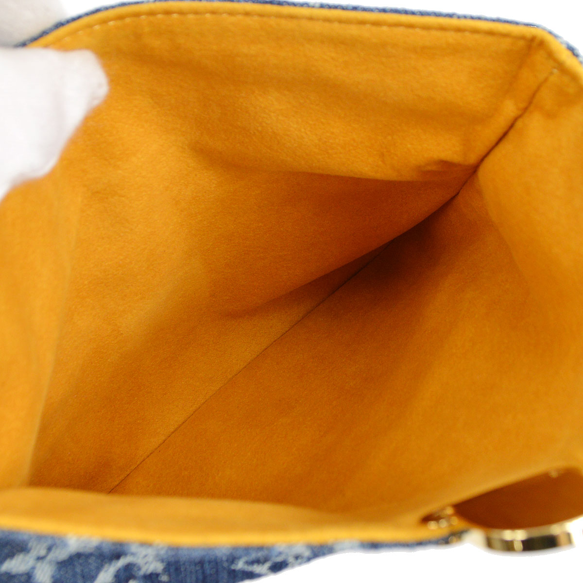 LOUIS VUITTON 2006 POCHETTE PRATT MONOGRAM DENIM M95007