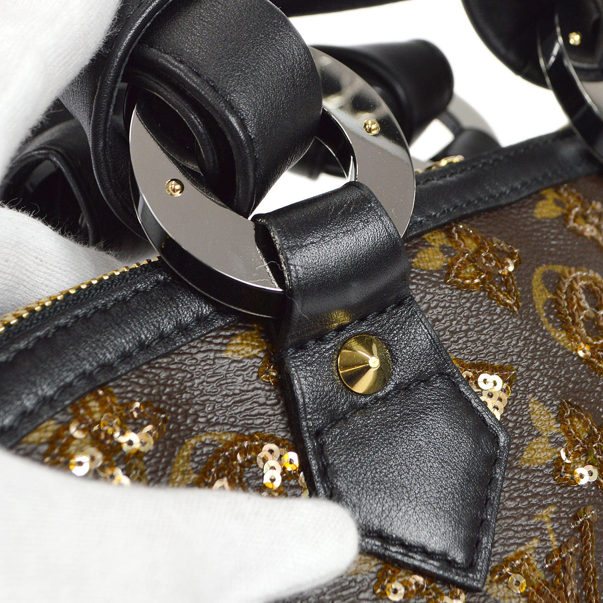 LOUIS VUITTON 2009 ALMA 30 MONOGRAM ECLIPSE M40245