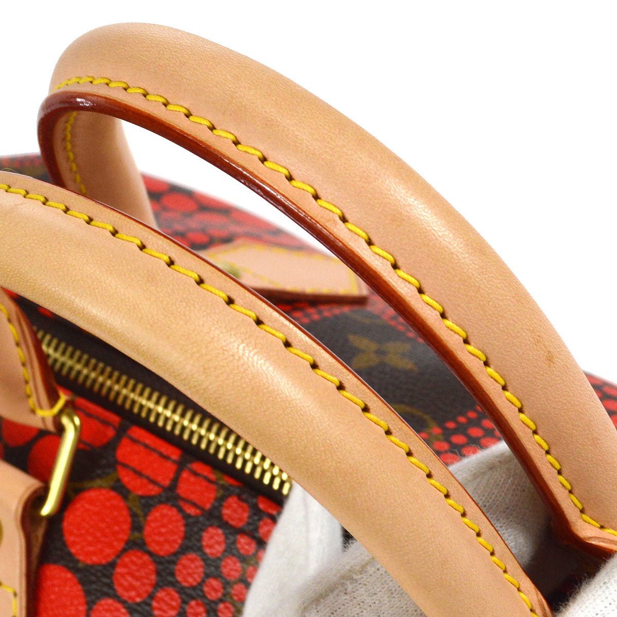 Louis Vuitton 2012 Yayoi Kusama SPEEDY 30 PUMPKIN DOT M40693 56876
