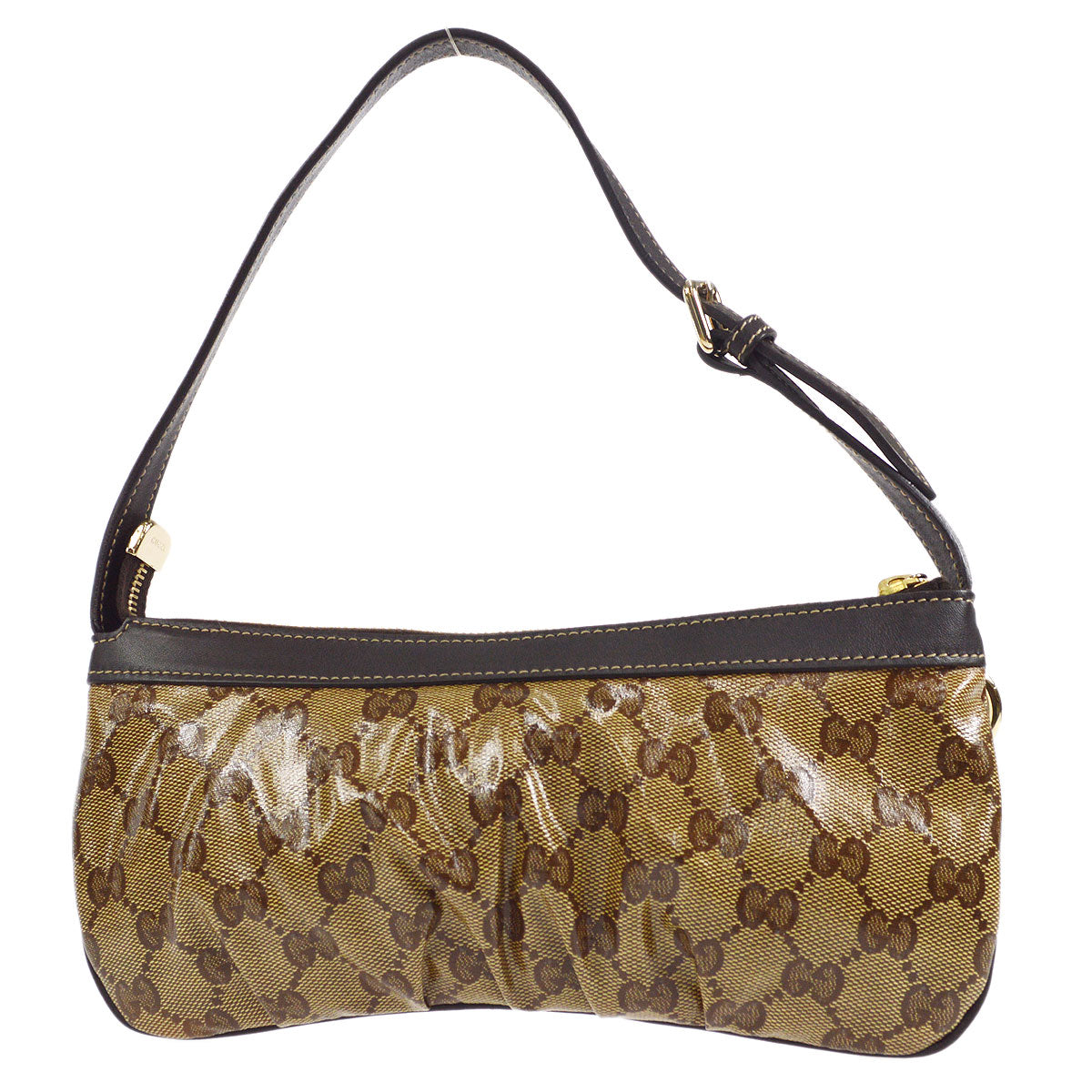 GUCCI GG Crystal Handbag Brown 26408
