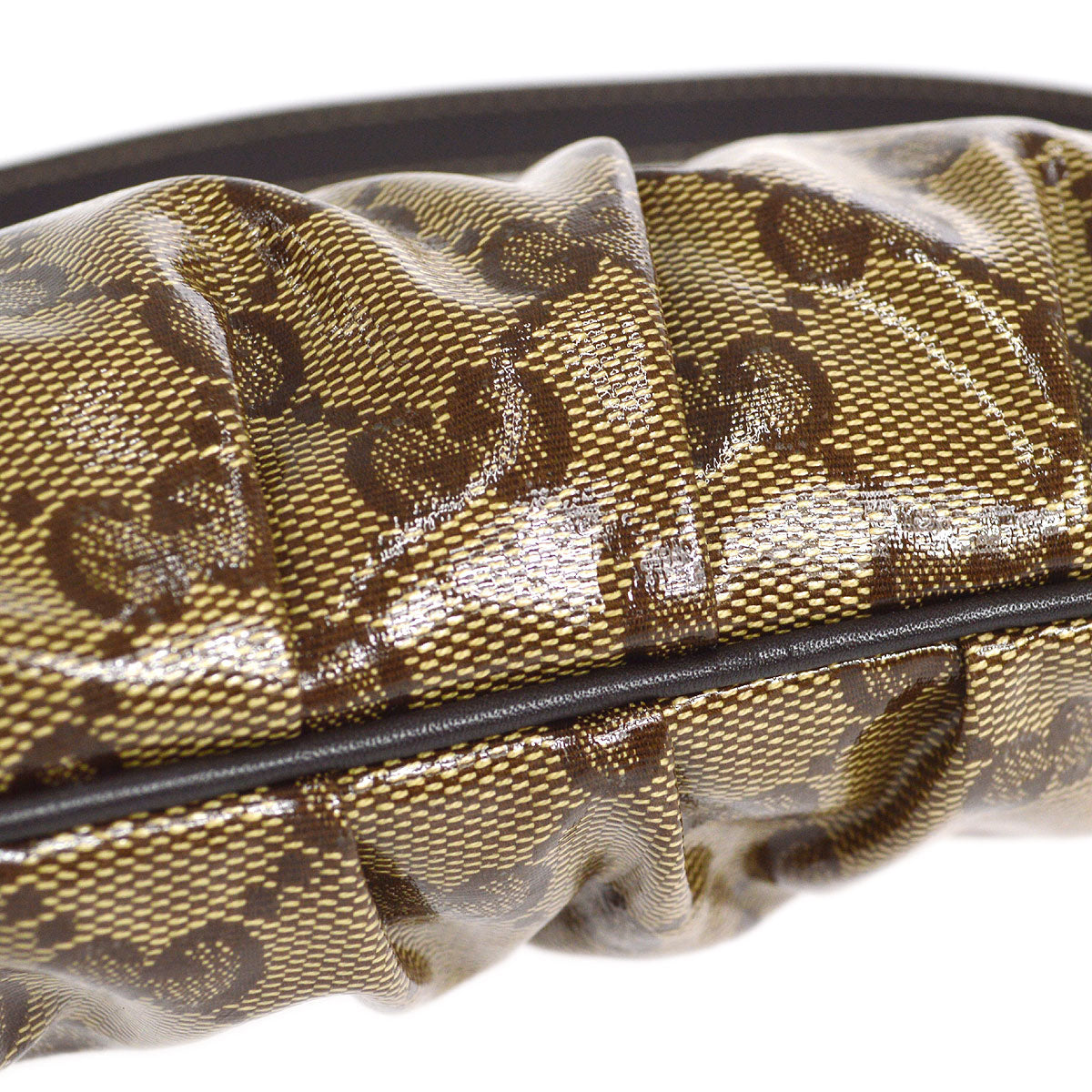 GUCCI GG Crystal Handbag Brown 26408
