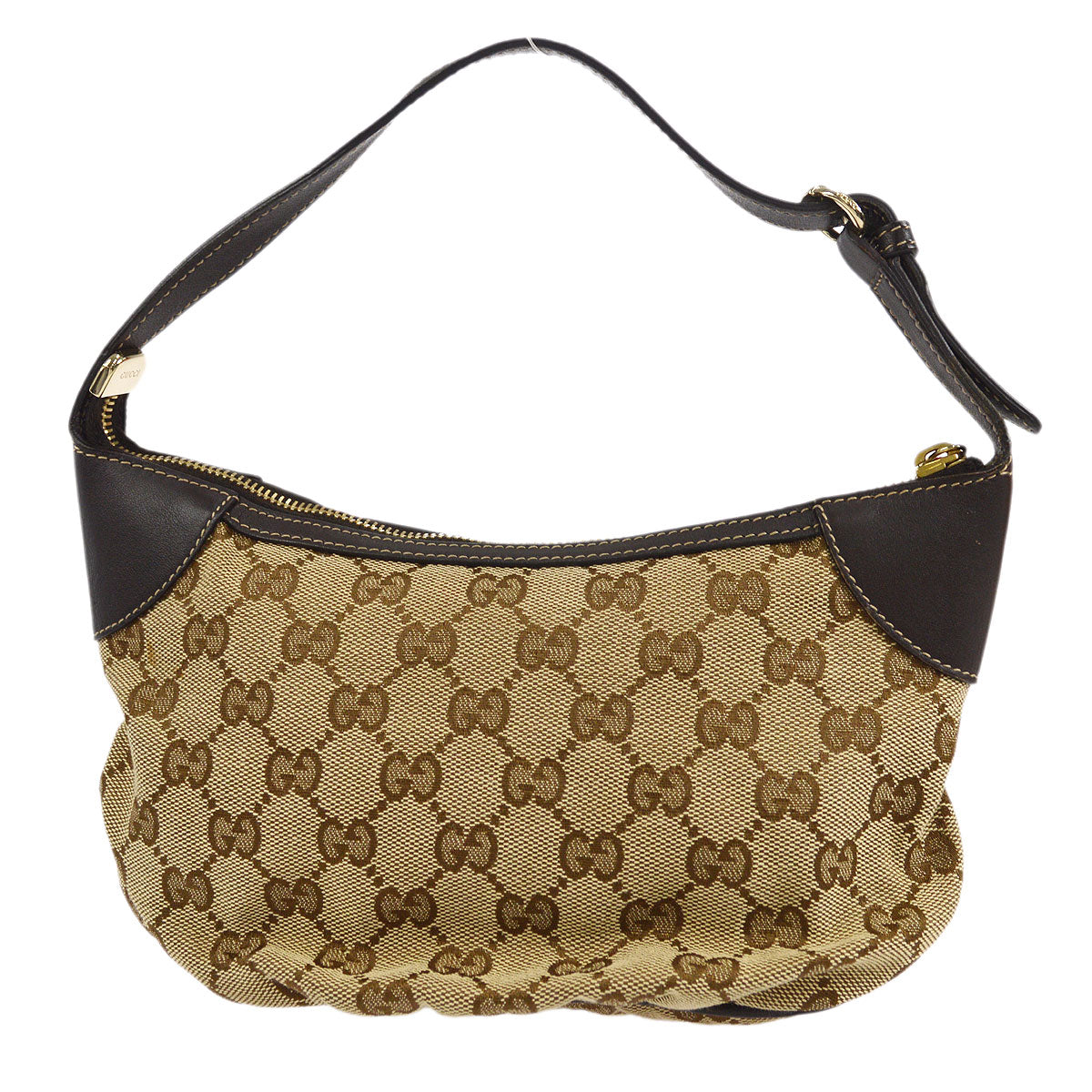 GUCCI GG Sherry Line Handbag Beige 27340