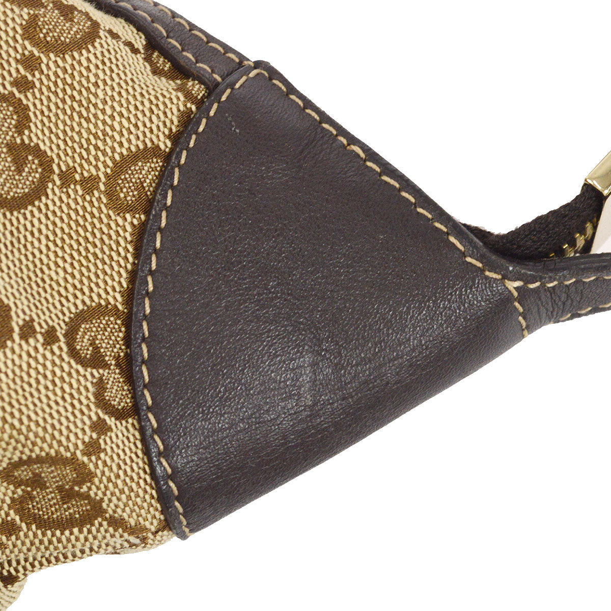 GUCCI GG Sherry Line Handbag Beige 27340