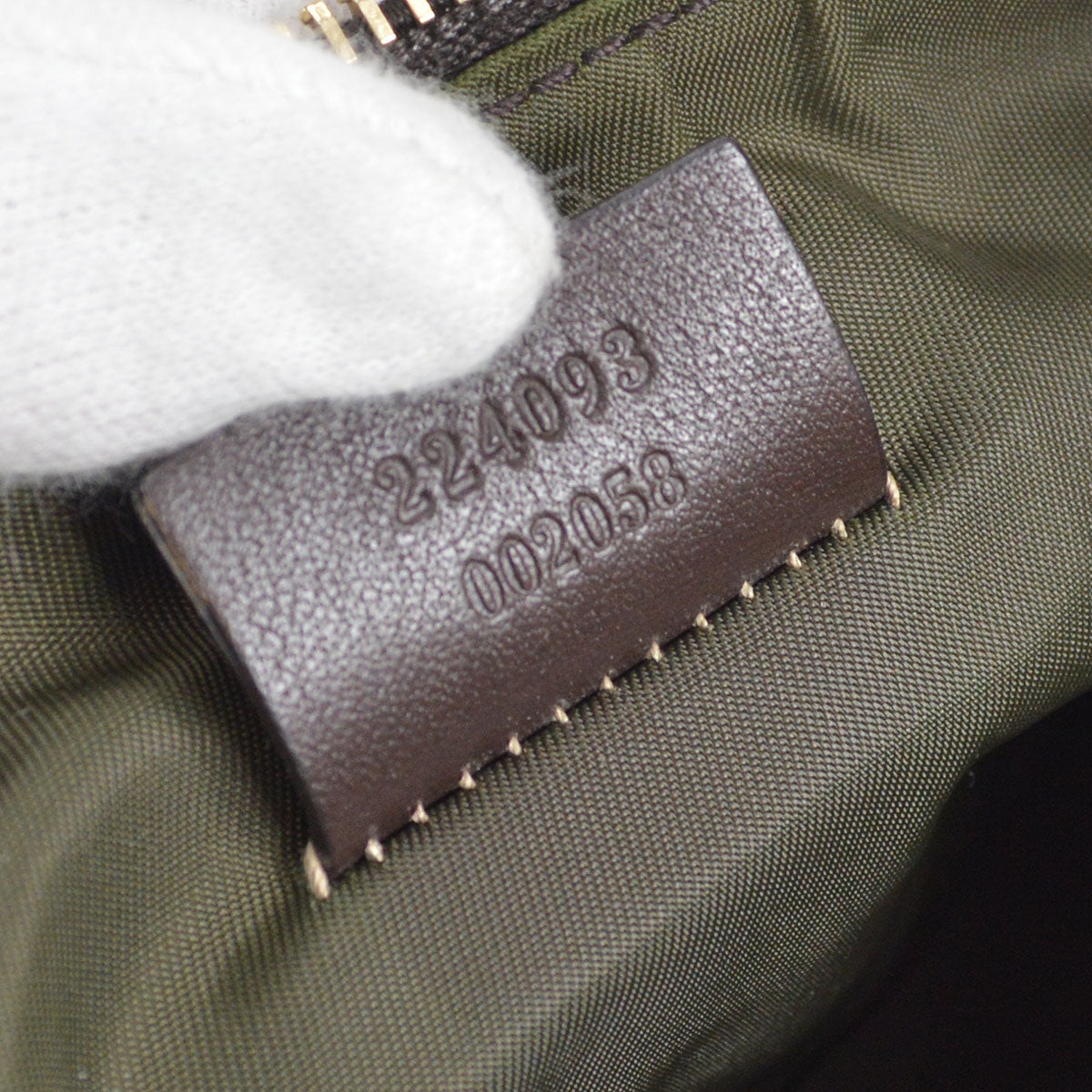 GUCCI GG Sherry Line Handbag Beige 27340