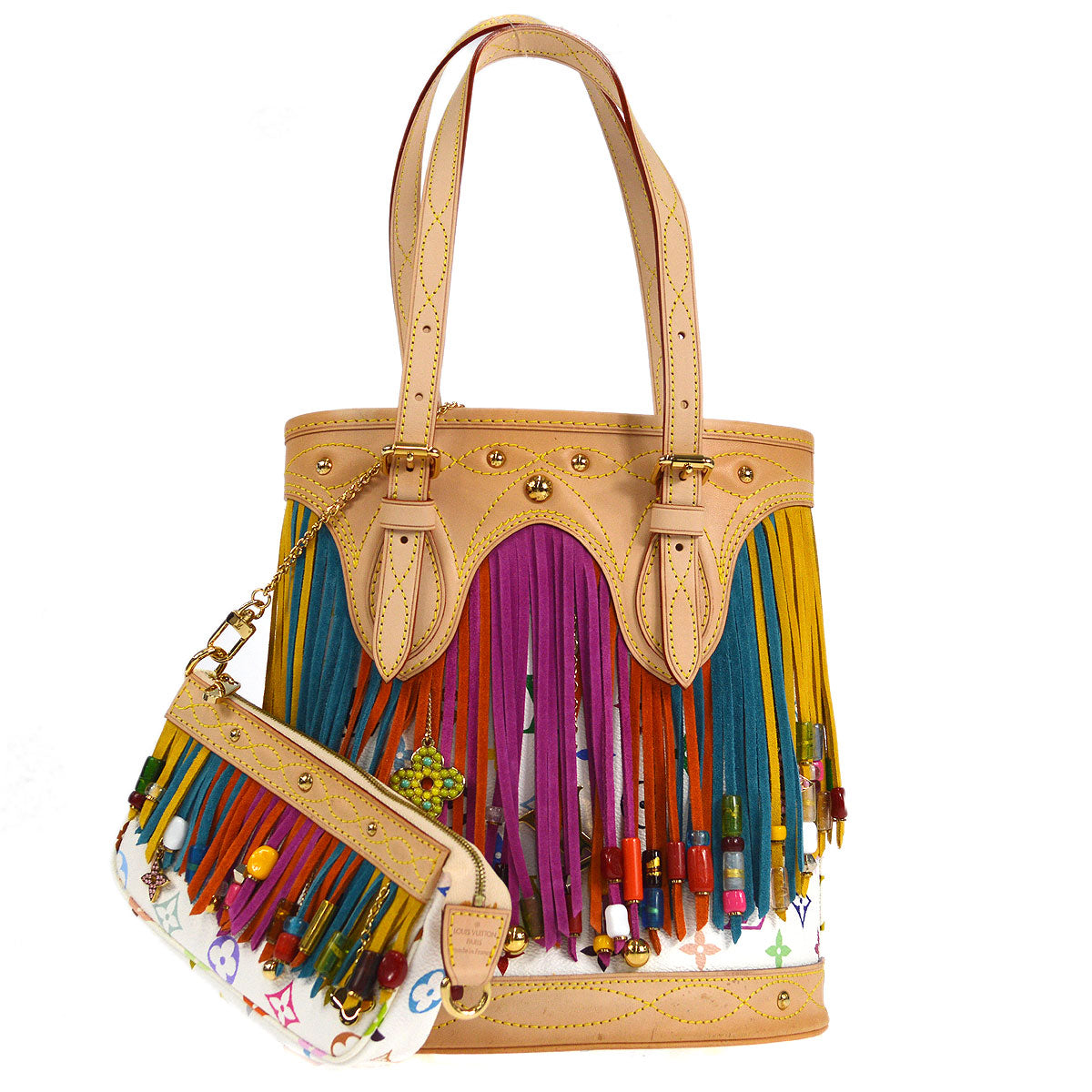 Louis Vuitton 2006 BUCKET FLANGE MONOGRAM MULTICOLOR M40109