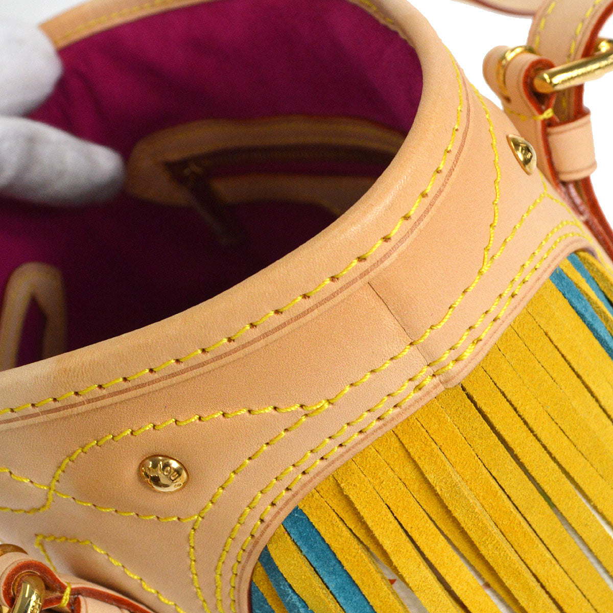 Louis Vuitton 2006 BUCKET FLANGE MONOGRAM MULTICOLOR M40109