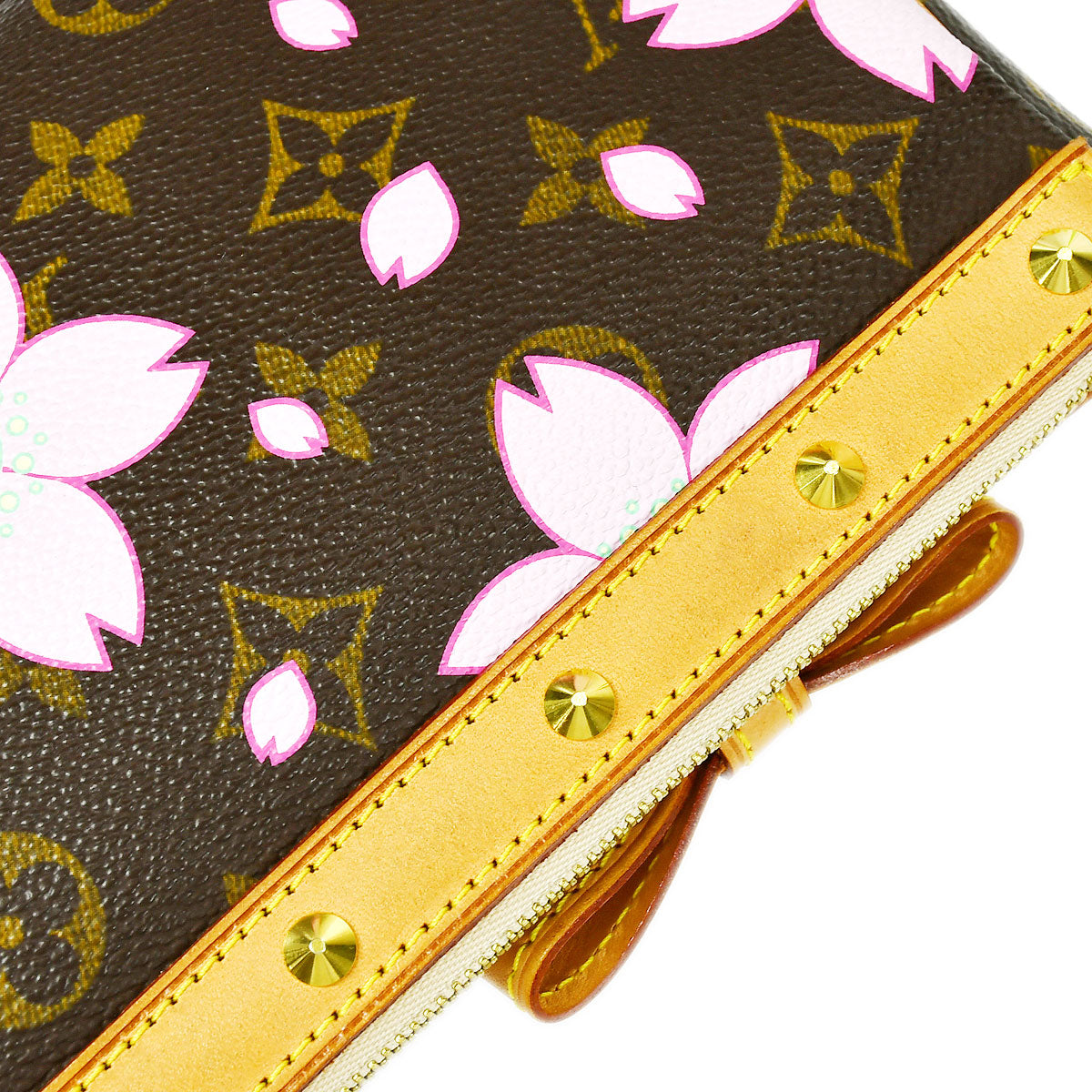LOUIS VUITTON 2003 POCHETTE ACCESSOIRES 2WAY CHERRY BLOSSOM M92006