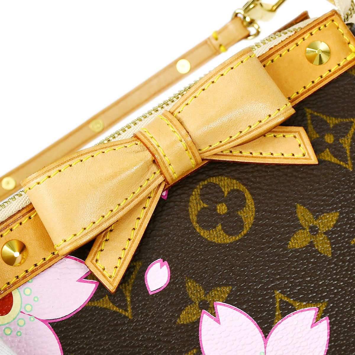 LOUIS VUITTON 2003 POCHETTE ACCESSOIRES 2WAY CHERRY BLOSSOM M92006
