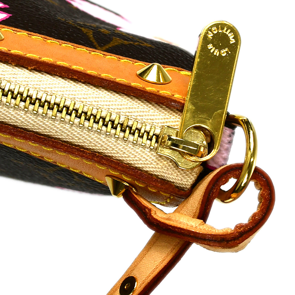 LOUIS VUITTON 2003 POCHETTE ACCESSOIRES 2WAY CHERRY BLOSSOM M92006