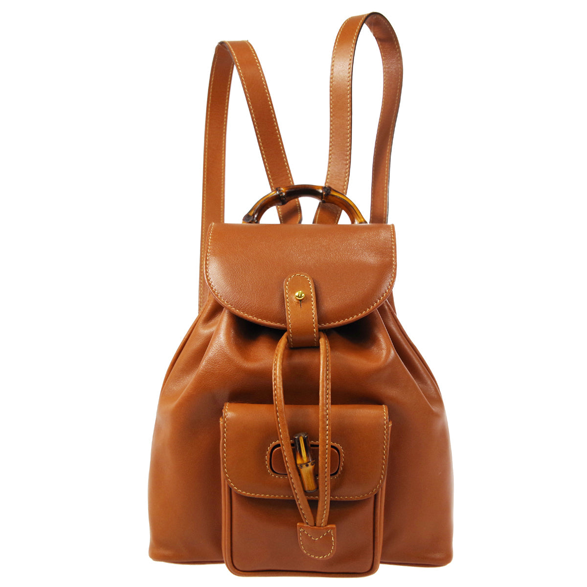 Gucci 1980s Bamboo Backpack Small 48725