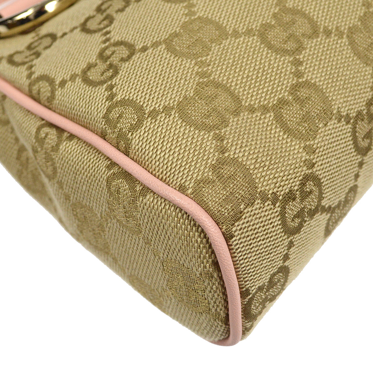 GUCCI GG Handbag Beige 18255