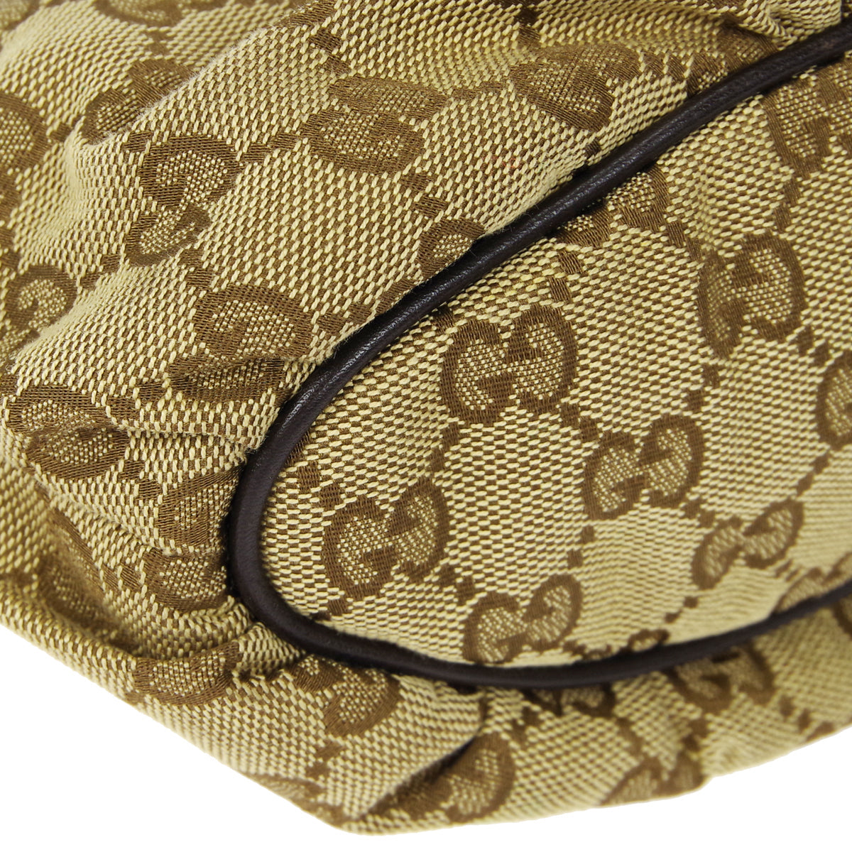 Gucci GG Sherry Line Handbag Brown 58110