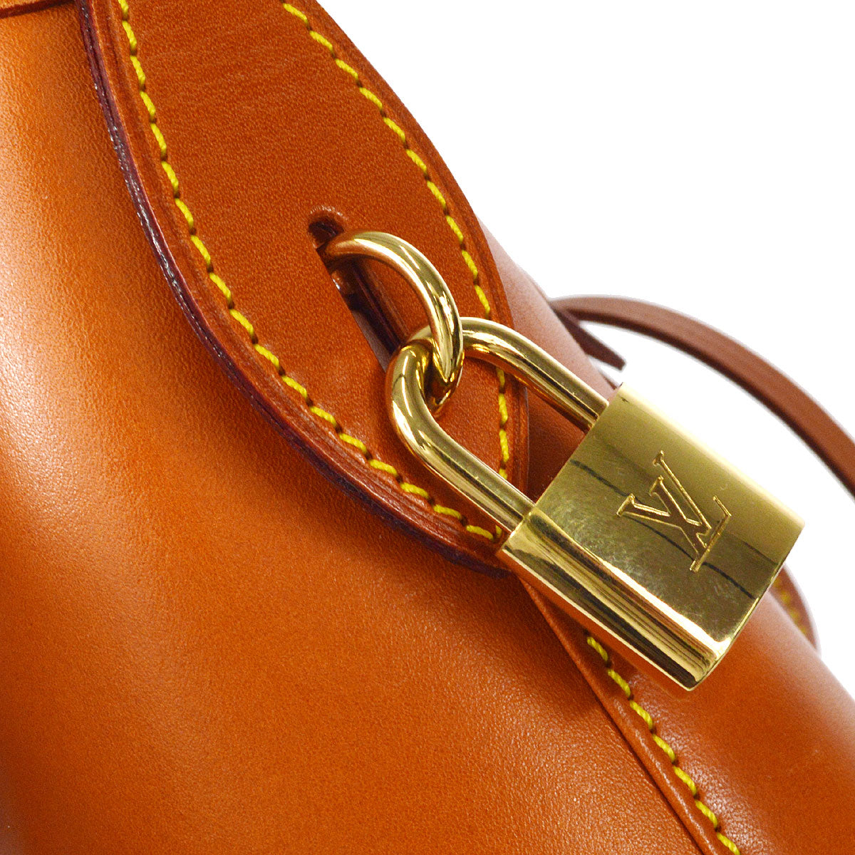 Louis Vuitton 2006 LOCKIT HANDBag NOMADE CARAMEL M85388