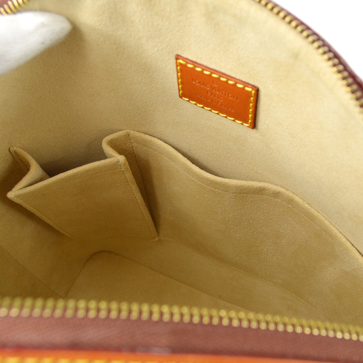 Louis Vuitton 2006 LOCKIT HANDBag NOMADE CARAMEL M85388
