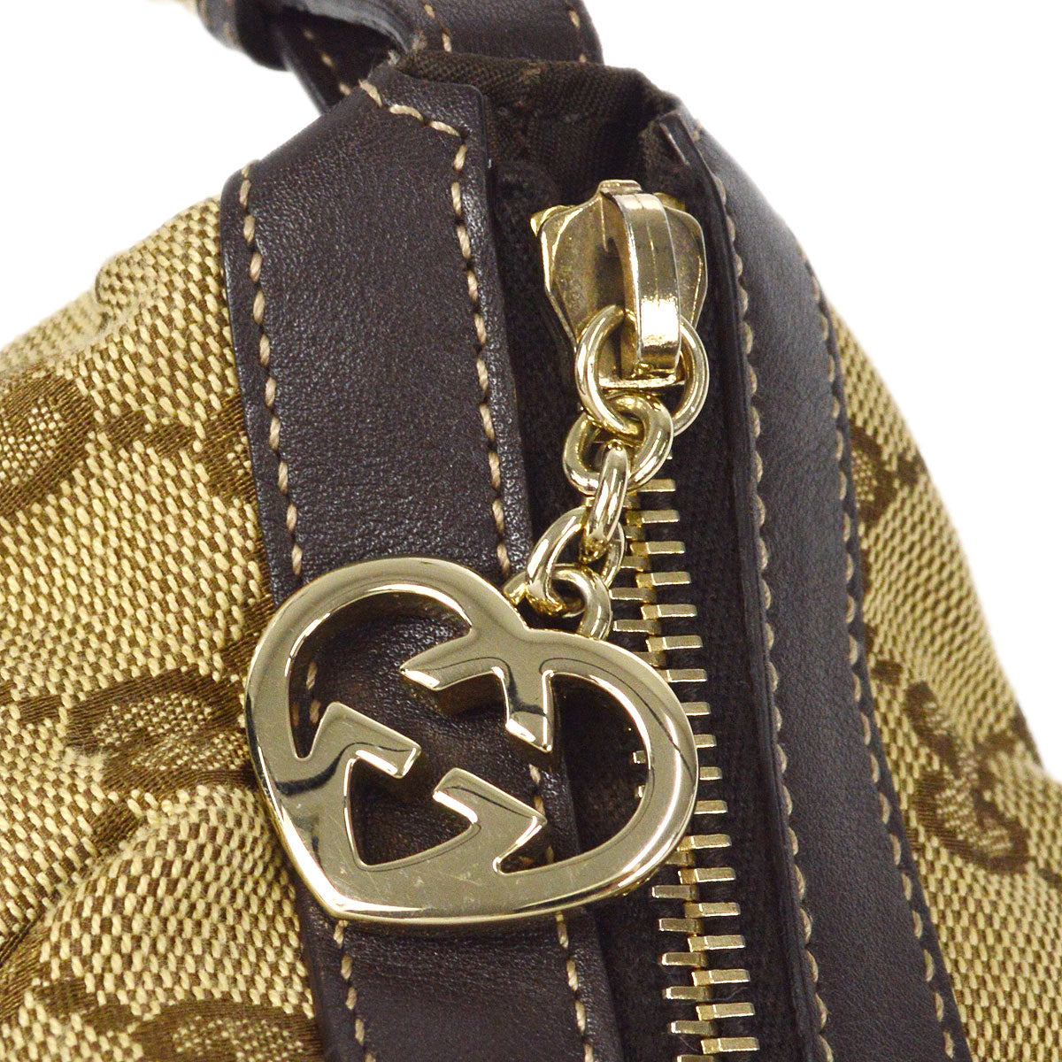 GUCCI GG Handbag Beige 58113