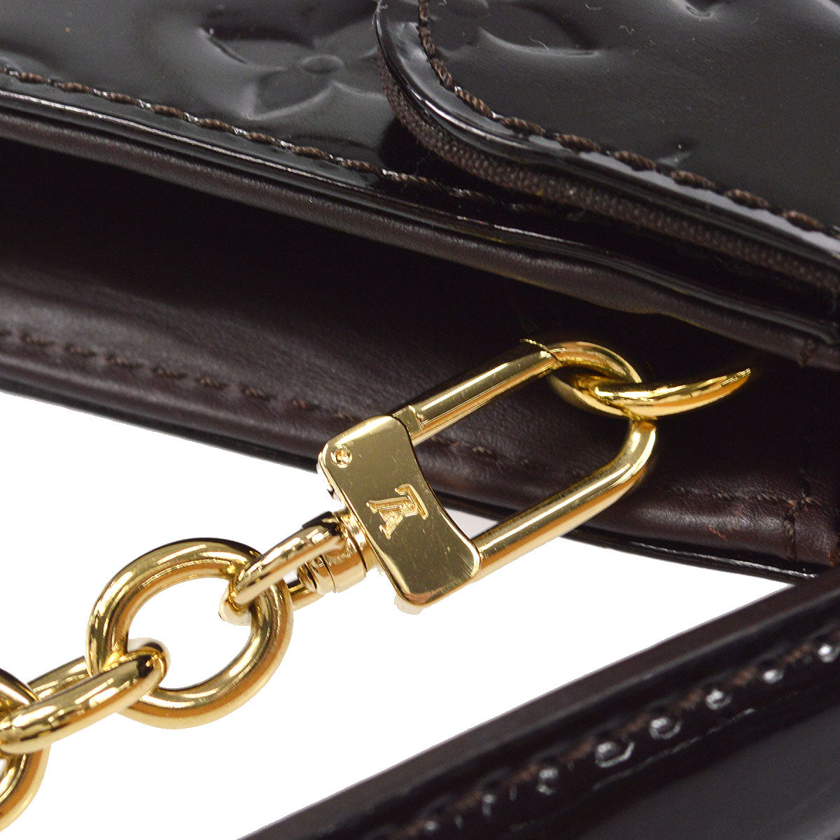 Louis Vuitton 2008 SUNSET BlueBIRD HANDBag VERNIS AMARANTE