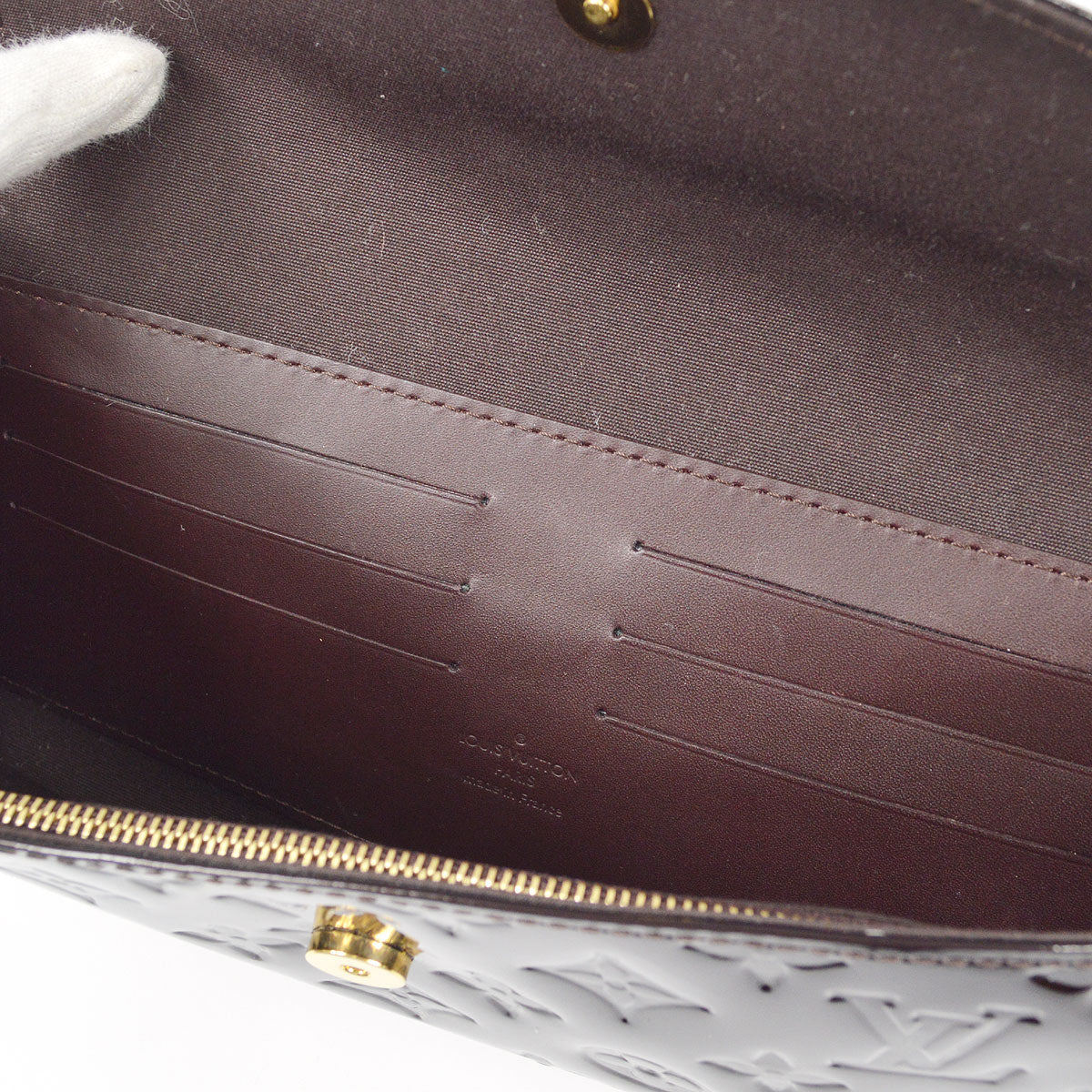 Louis Vuitton 2008 SUNSET BlueBIRD HANDBag VERNIS AMARANTE