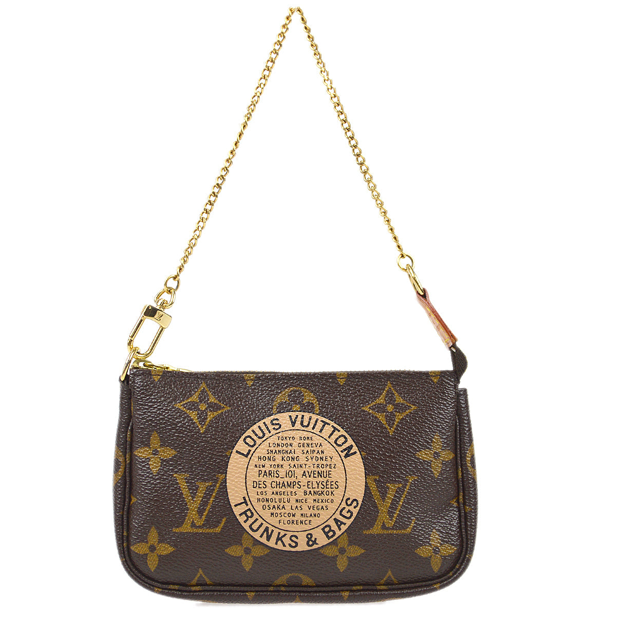 LOUIS VUITTON 2007 T&B Mini Pochette Accessoires Monogram M60153 87782