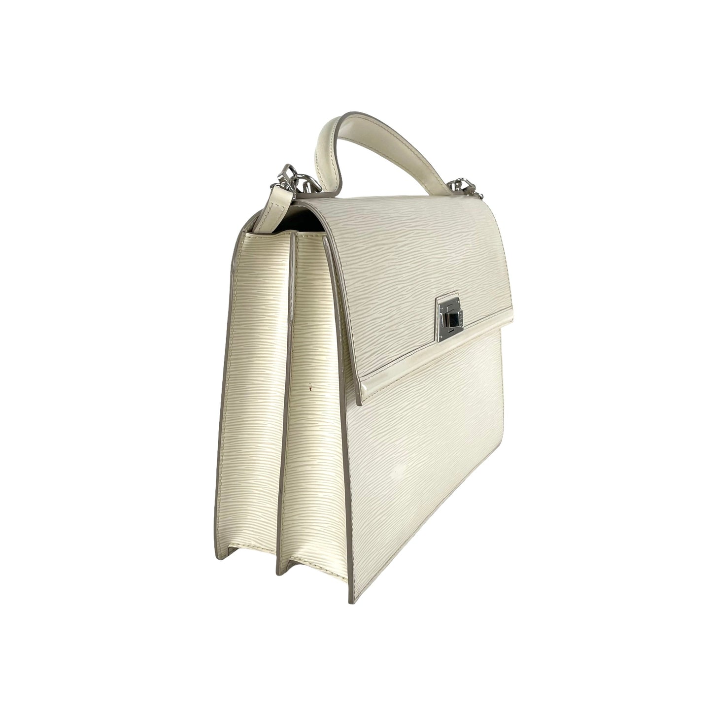 Louis Vuitton Epi Top Handle Bag Cream