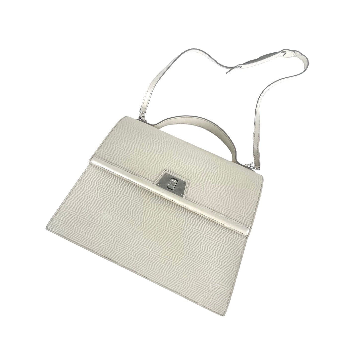 Louis Vuitton Epi Top Handle Bag Cream