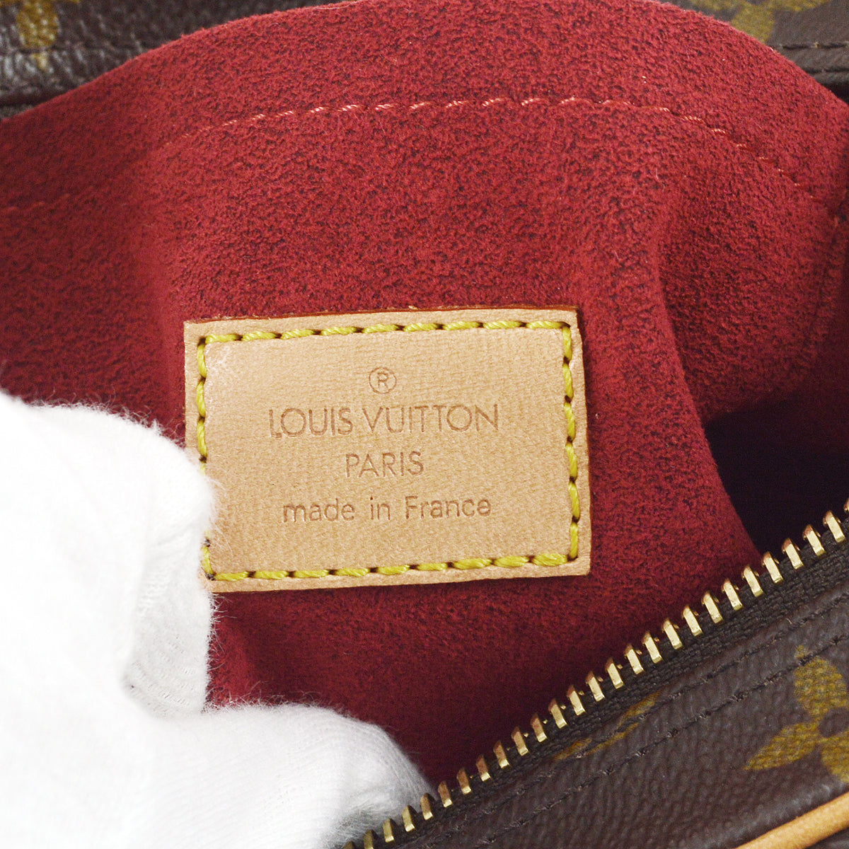 LOUIS VUITTON Croissant MM Handbag Monogram M51512 97843