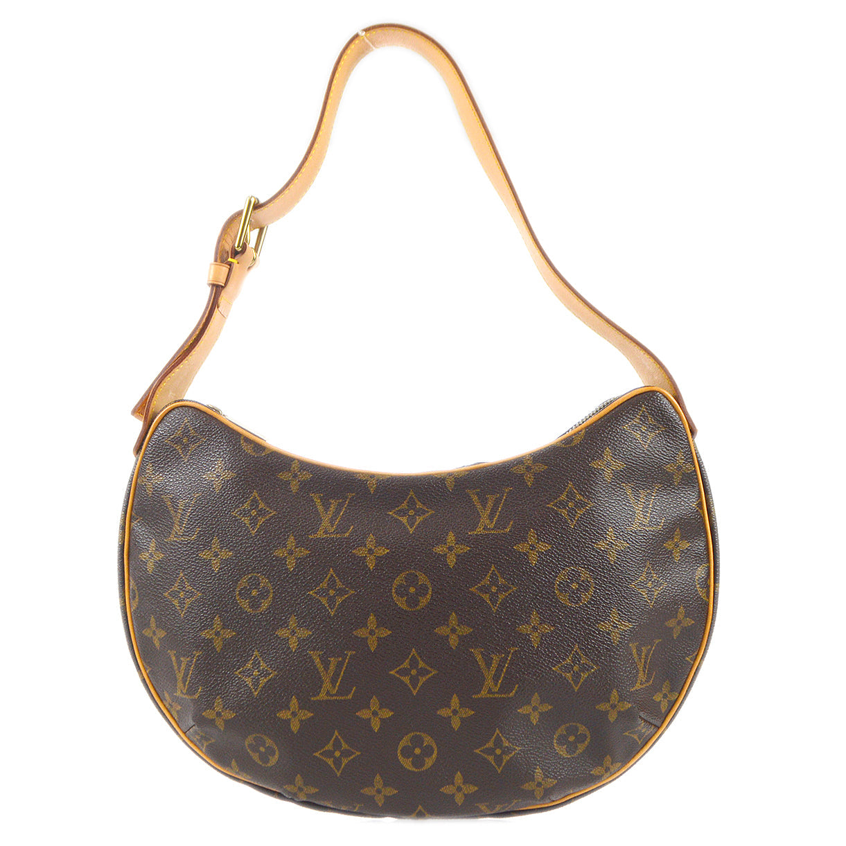 LOUIS VUITTON Croissant MM Handbag Monogram M51512 97844
