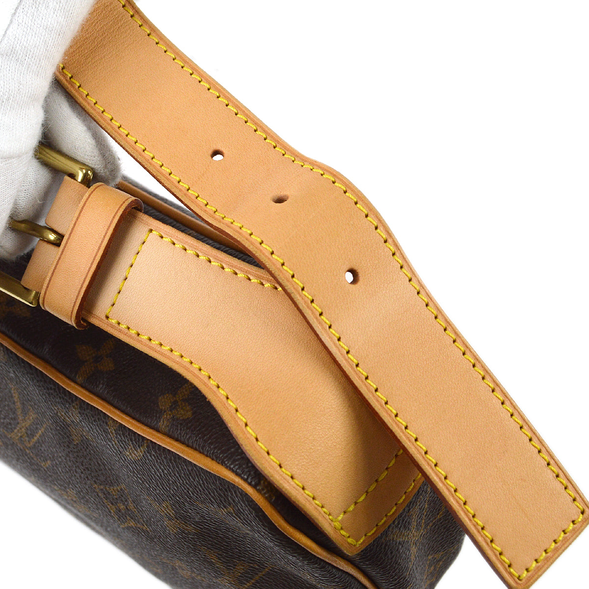 LOUIS VUITTON Croissant MM Handbag Monogram M51512 97844