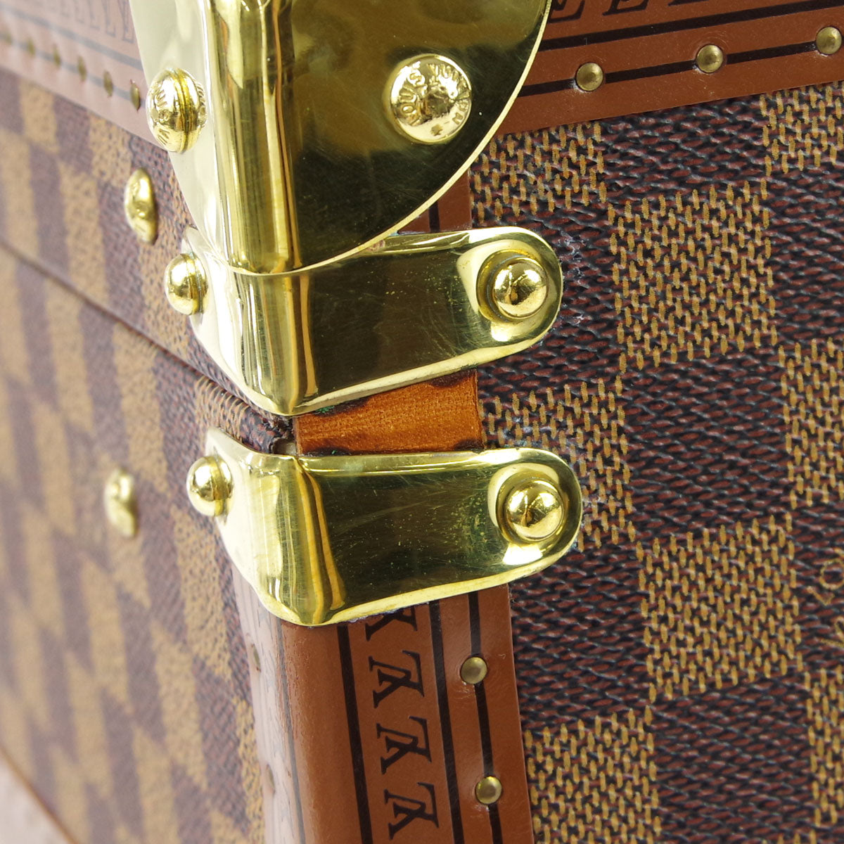 LOUIS VUITTON Cotteville 45 Trunk Suitcase Handbag Damier N21341 66860