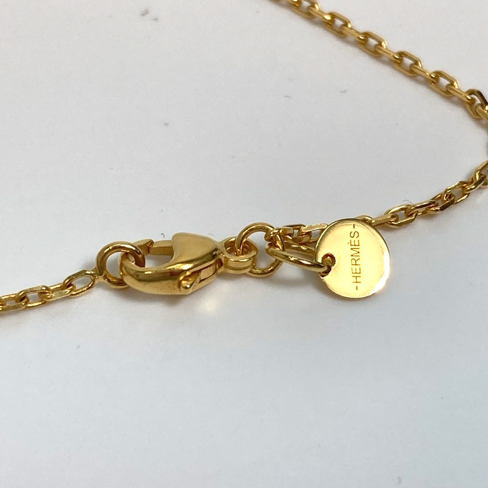 HERMES Necklace metal Red As de Coeur As de Coeur Women Used