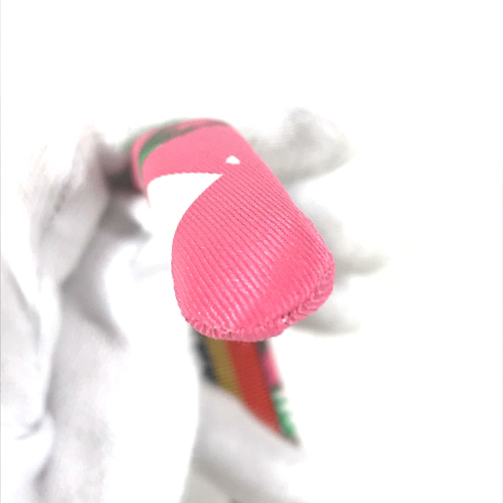 HERMES hair accessory silk pink Elsa Women Used