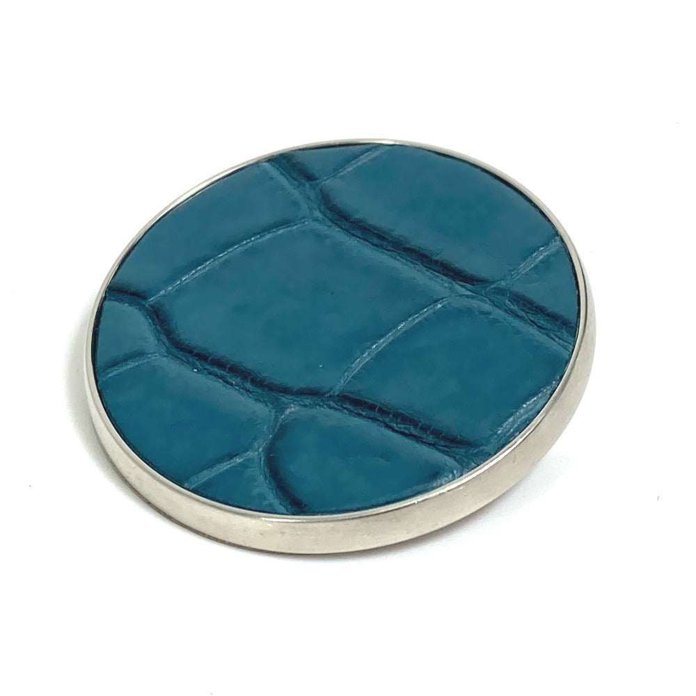HERMES Brooch metal blue Liverpool GM