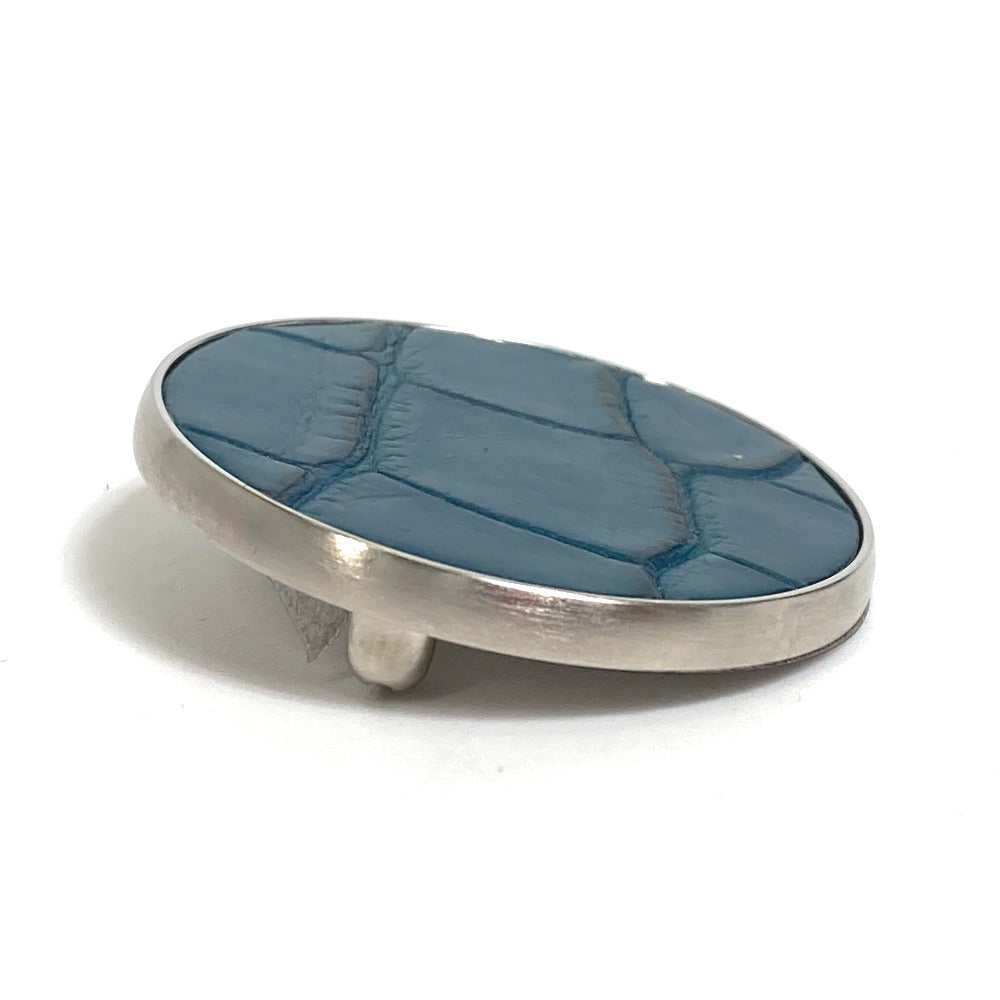 HERMES Brooch metal blue Liverpool GM