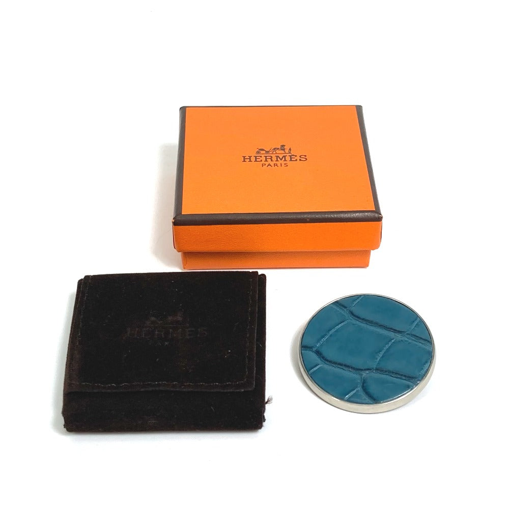 HERMES Brooch metal blue Liverpool GM