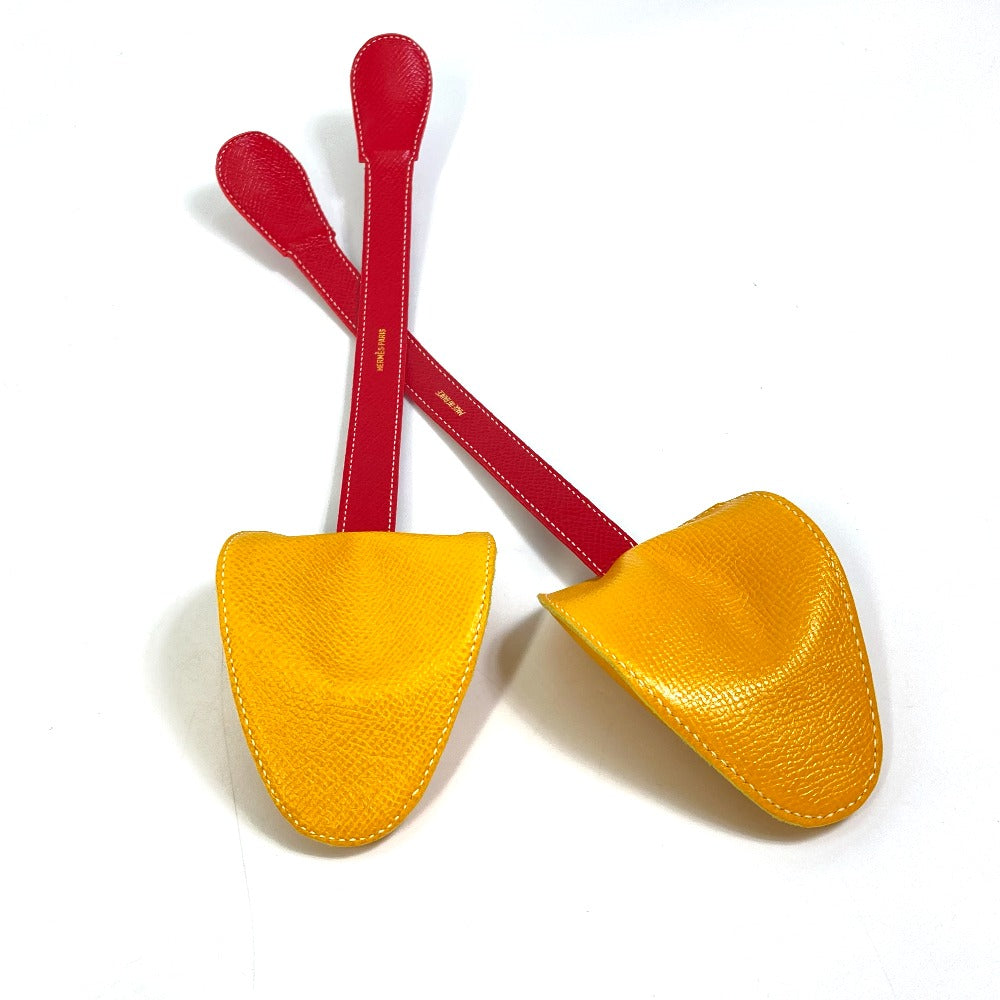 HERMES Other shoes leather Yellow x red Shoes keeper