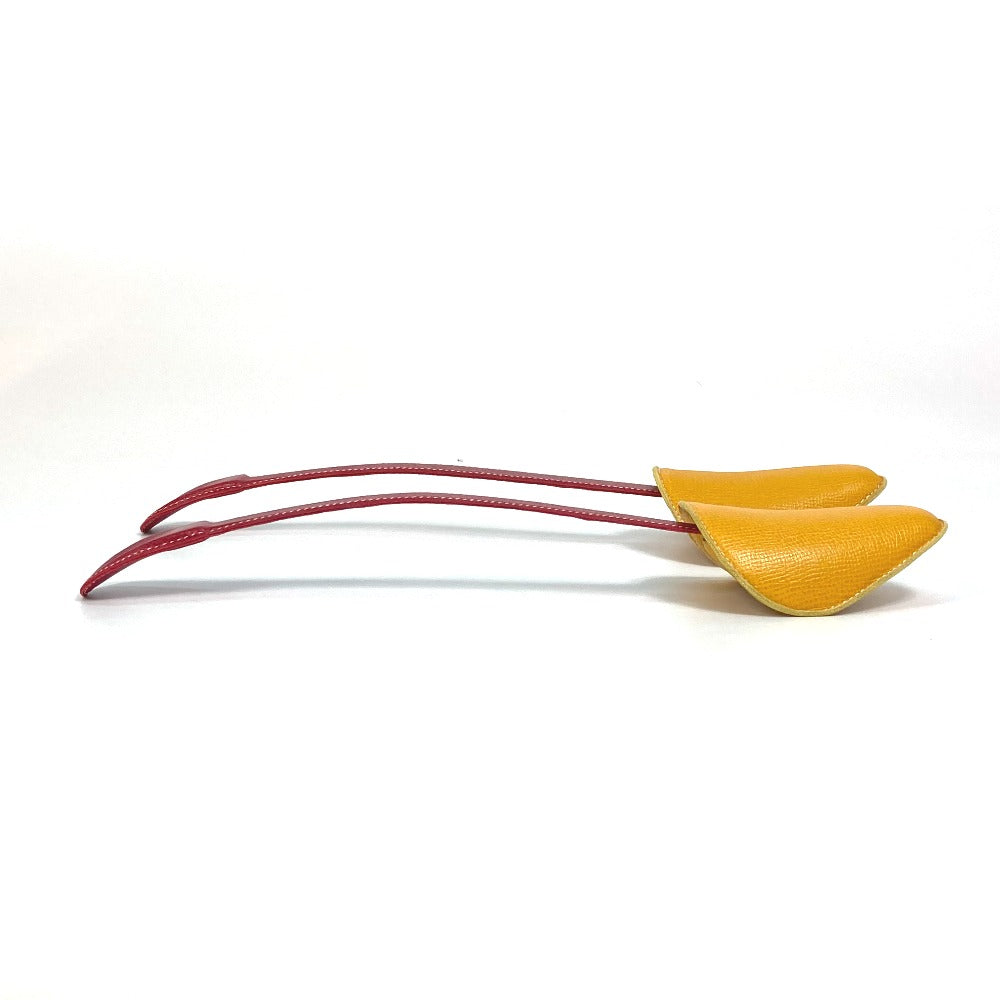 HERMES Other shoes leather Yellow x red Shoes keeper