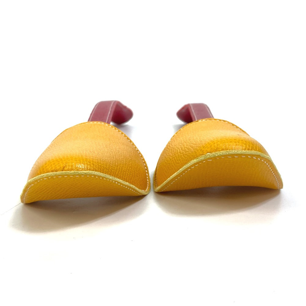 HERMES Other shoes leather Yellow x red Shoes keeper
