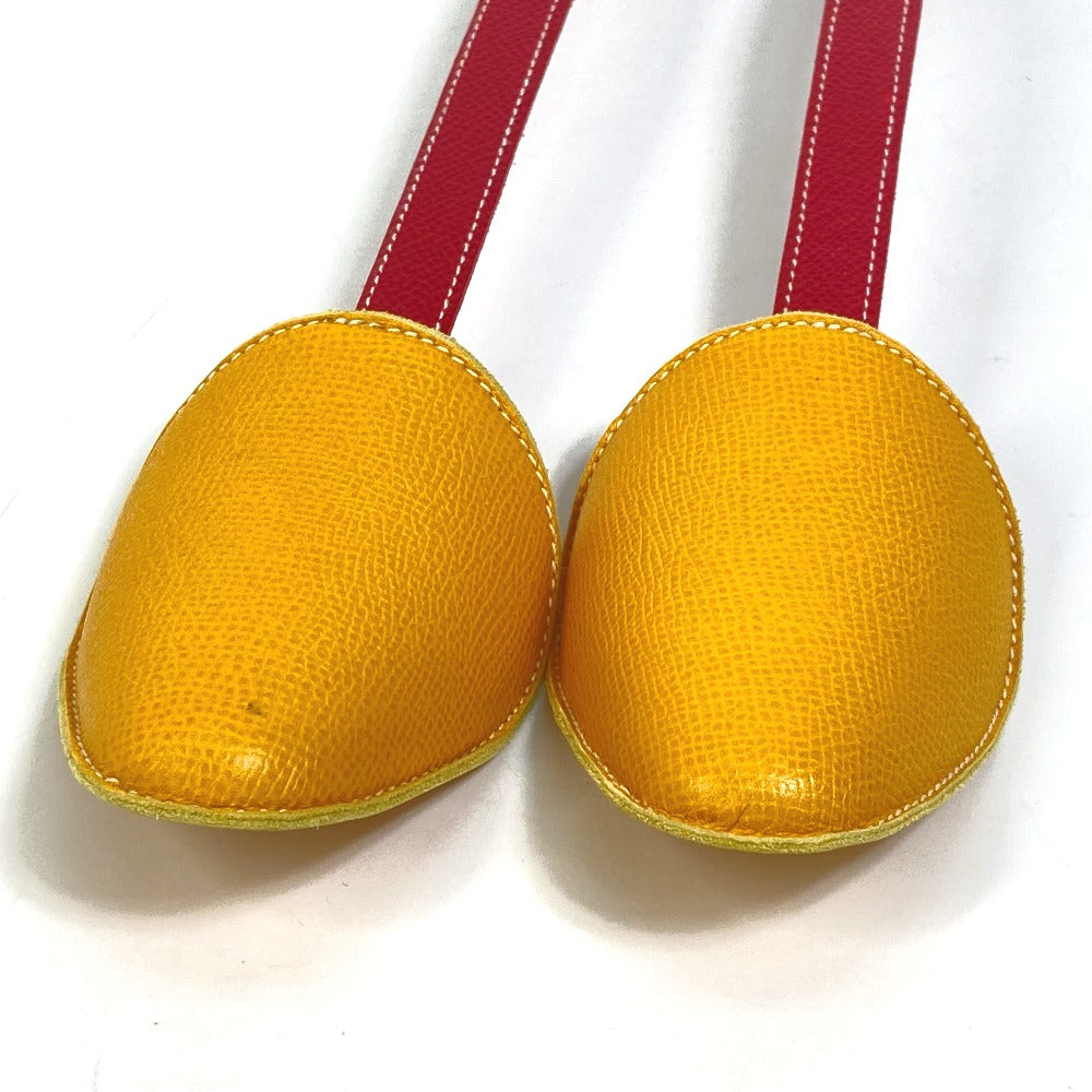 HERMES Other shoes leather Yellow x red Shoes keeper