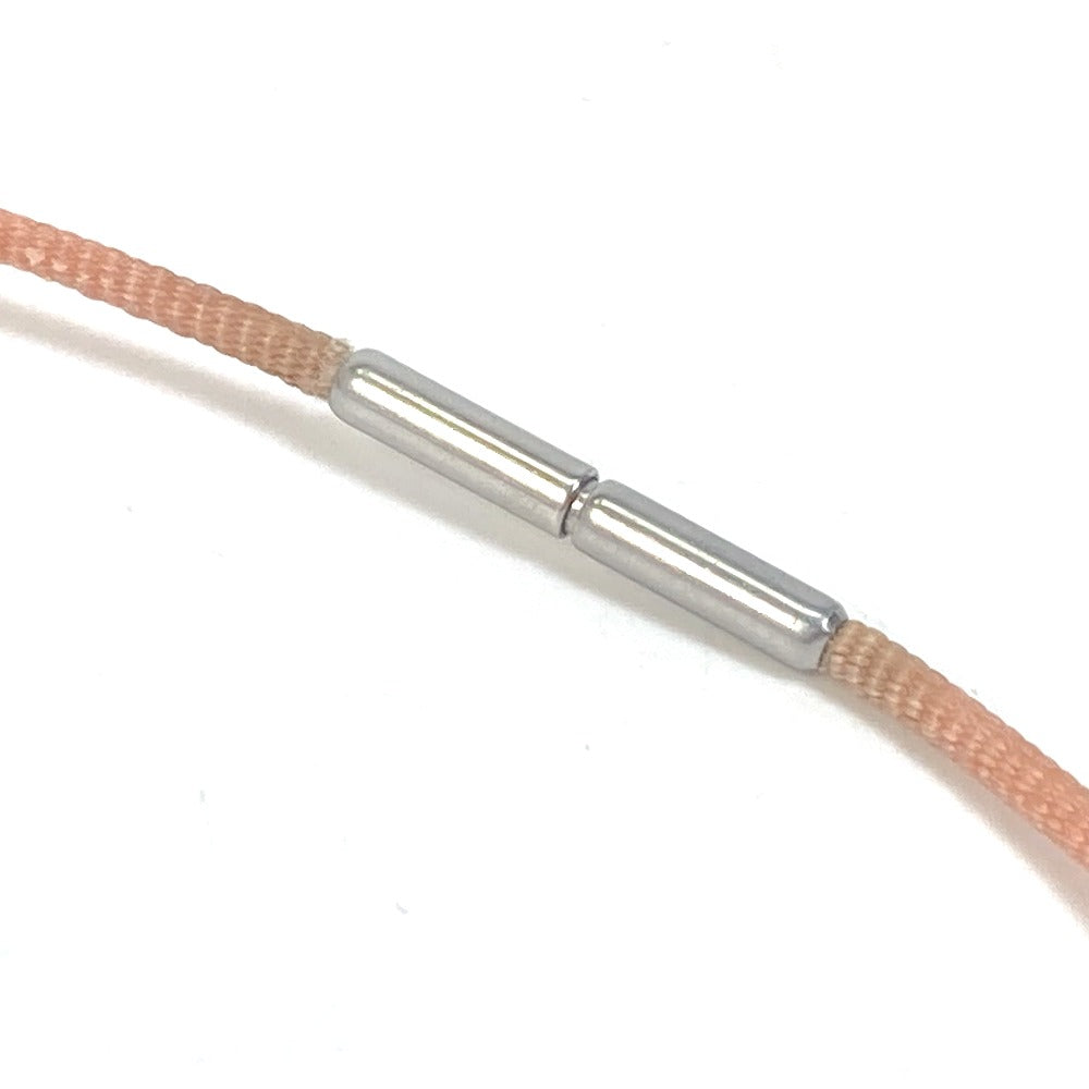 HERMES Necklace metal Pink x Silver Accessories Mailon Women Used