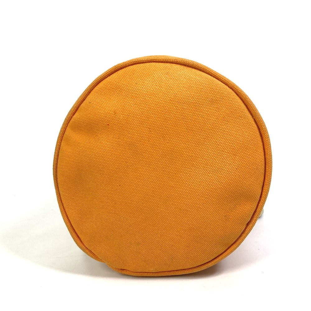HERMES Shoulder Bag cotton Orange Shoulder Sac Marine Receive MM Women Used