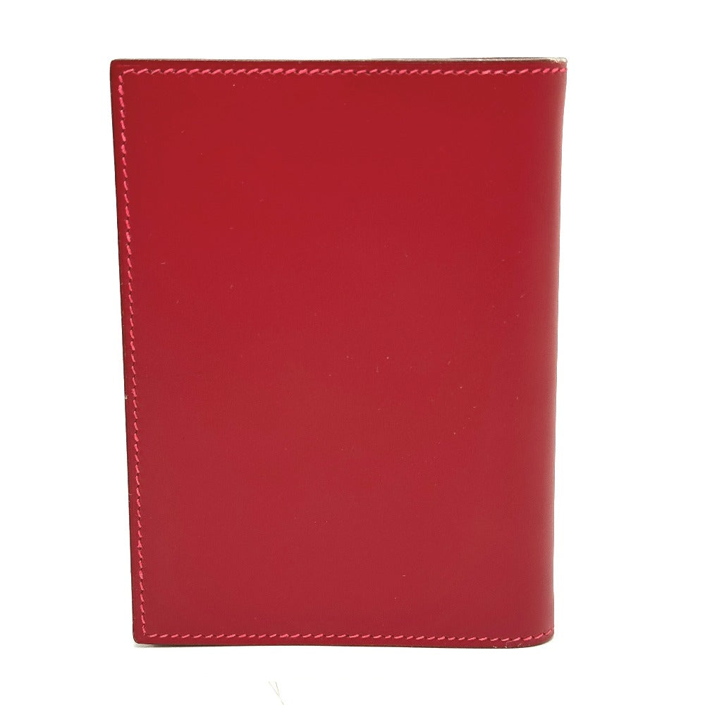 HERMES Notebook cover leather Red Agenda PM personal organizer