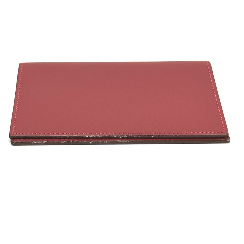 HERMES Notebook cover leather Red Agenda PM personal organizer