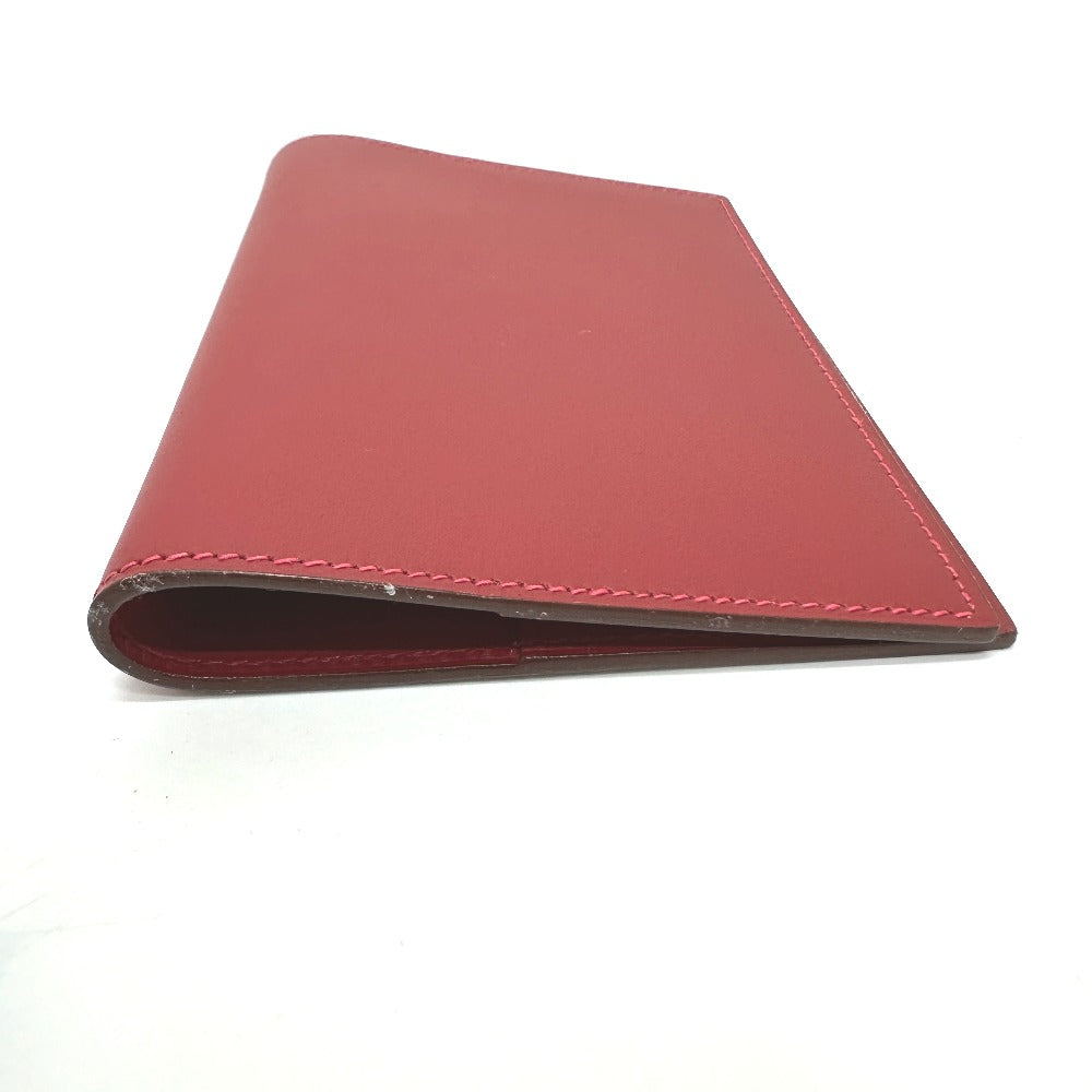 HERMES Notebook cover leather Red Agenda PM personal organizer