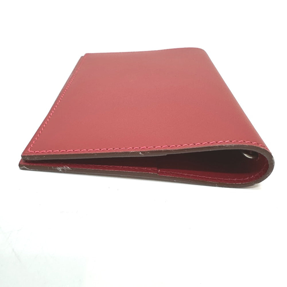 HERMES Notebook cover leather Red Agenda PM personal organizer