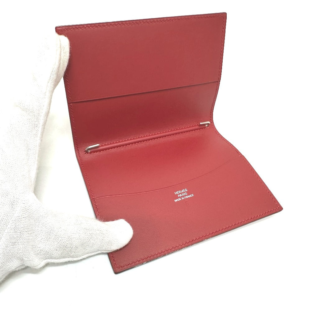 HERMES Notebook cover leather Red Agenda PM personal organizer