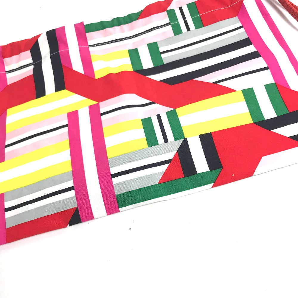 HERMES Pouch silk multicolor petit ash petit h