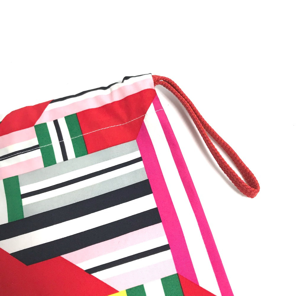 HERMES Pouch silk multicolor petit ash petit h