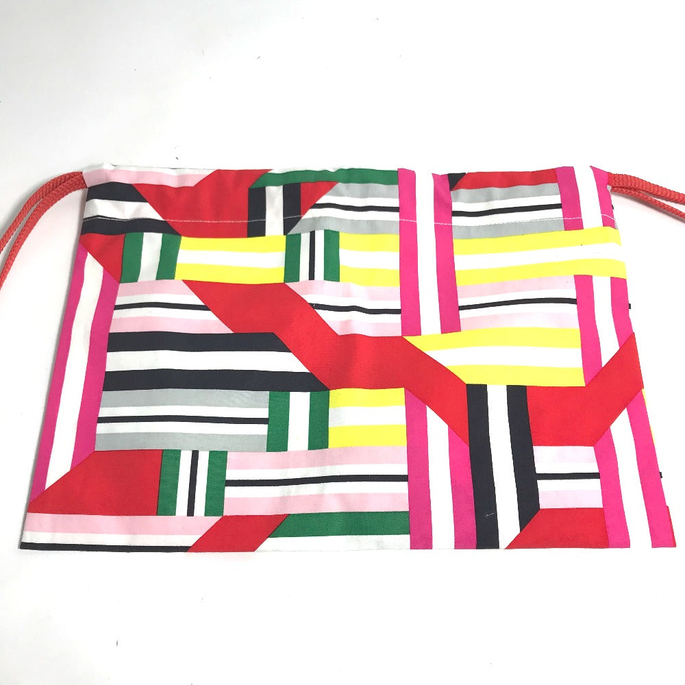 HERMES Pouch silk multicolor petit ash petit h