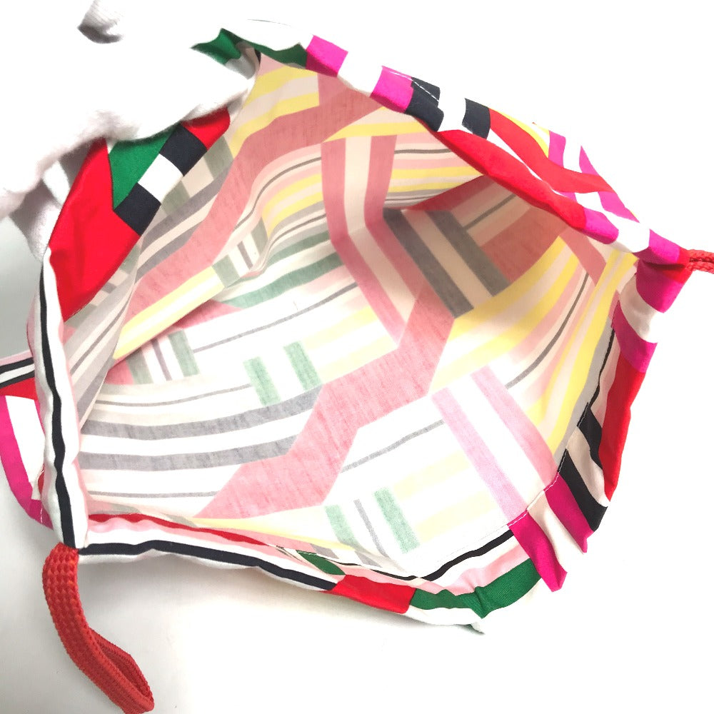 HERMES Pouch silk multicolor petit ash petit h