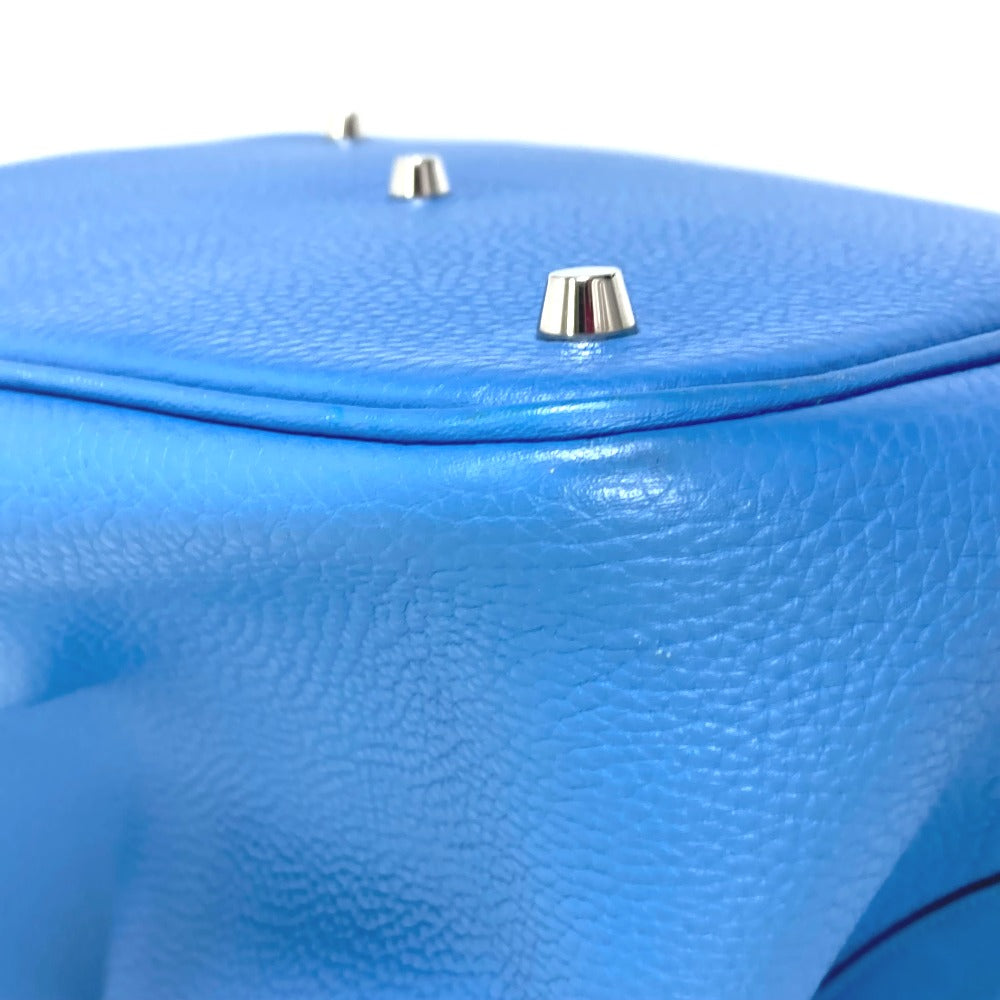 HERMES Handbag Taurillon Clemence blue Picotane Lock Touch GM Women Used