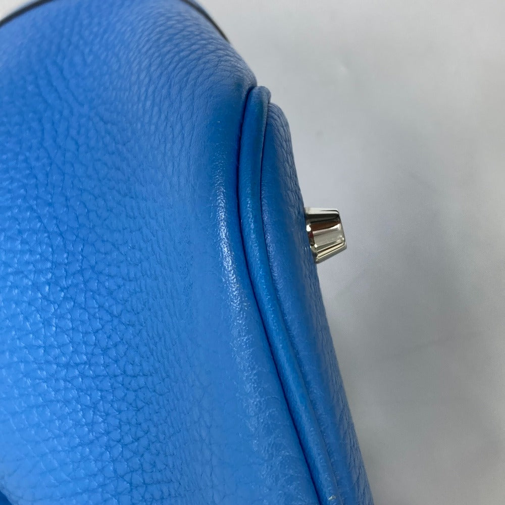 HERMES Handbag Taurillon Clemence blue Picotane Lock Touch GM Women Used